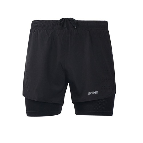 2in1 herren laufhose jogging - 2in1,