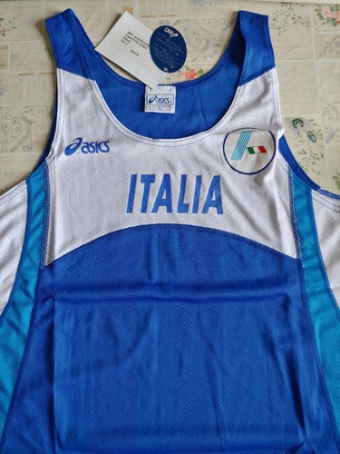 Asics running singlet split - asics,